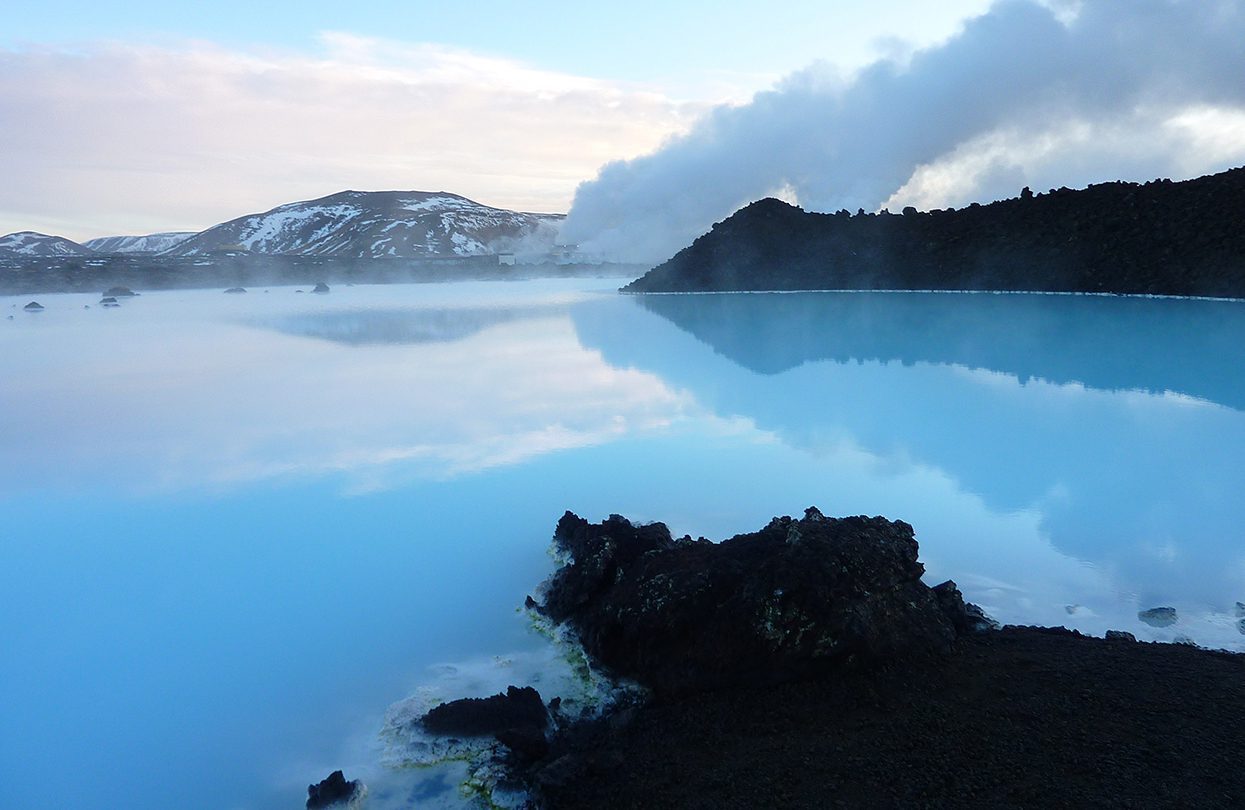 Blue Lagoon in Iceland, photo by Peter Stewart from Pexels