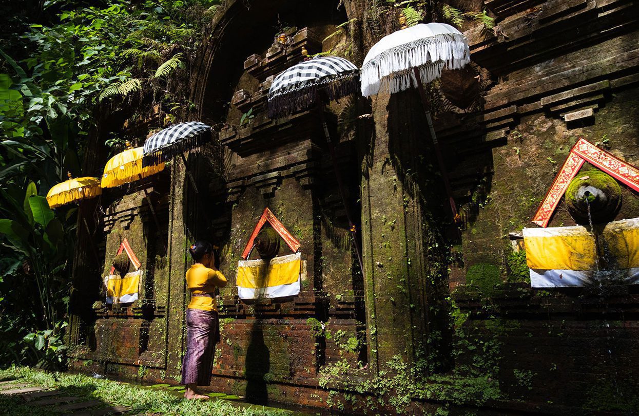 Capella Ubud's Beji, an ancient spring where holy water is collected for ceremonies