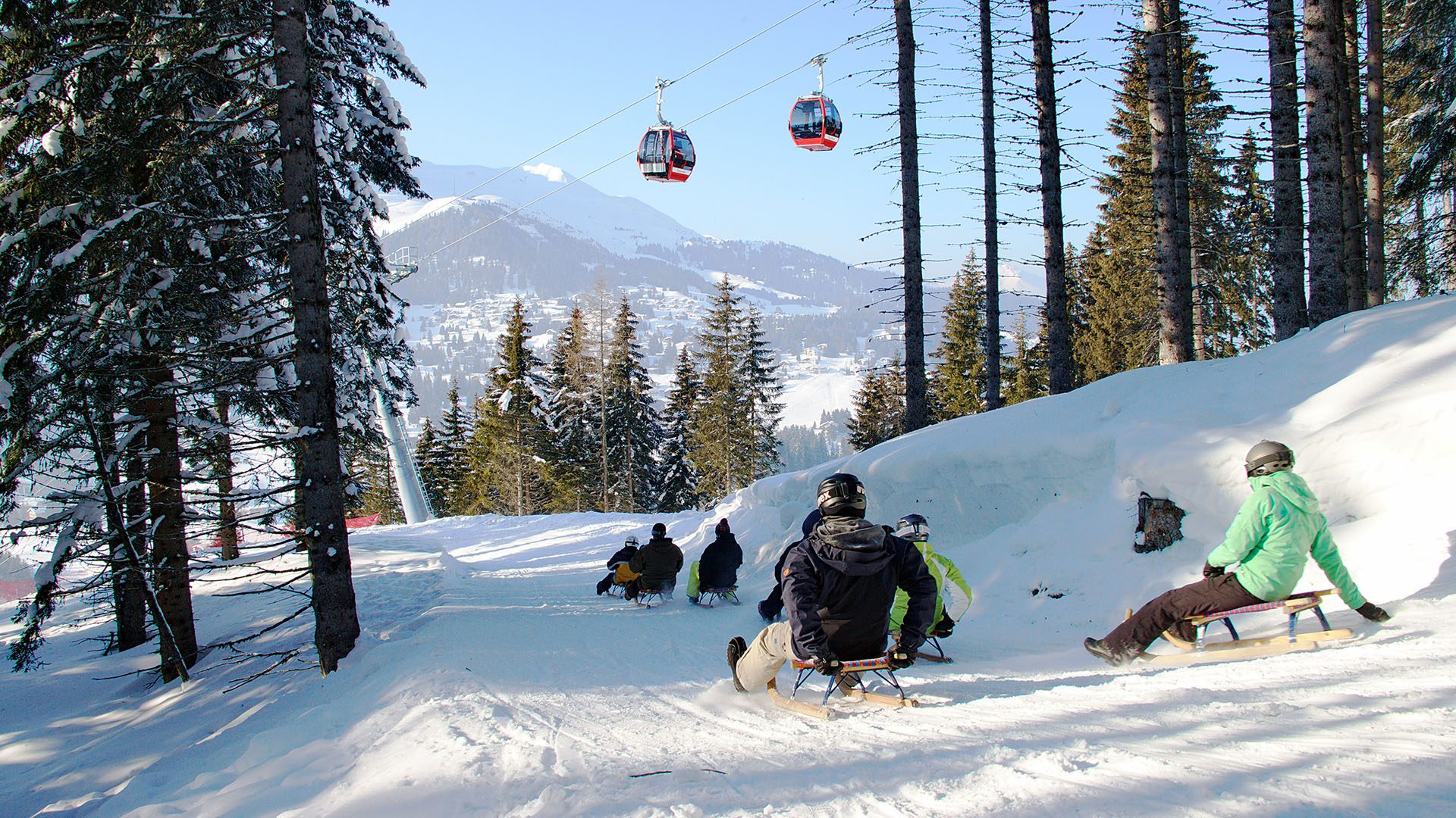 Sledging Scharmoin © Holiday Region Lenzerheide