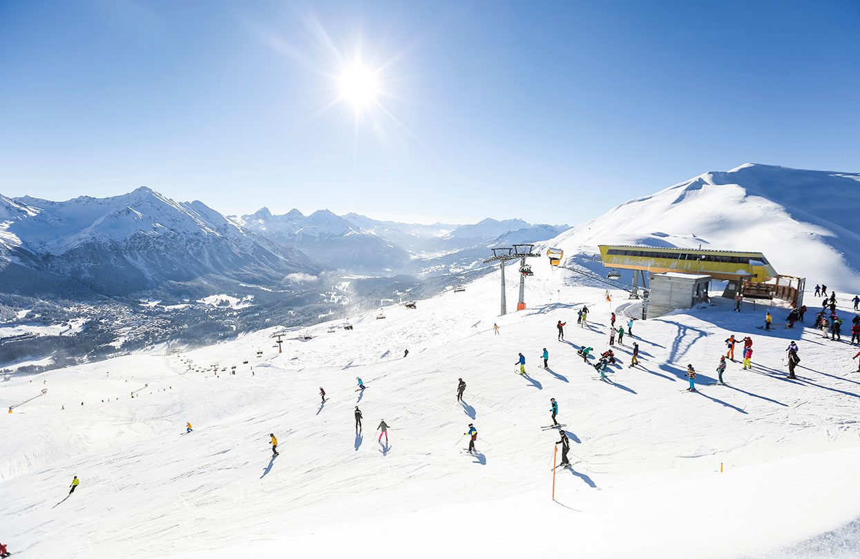 Skiing in Graubunden, Fredheim Fotos©Holiday Region Lenzerheide