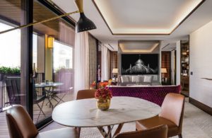 Bulgari Hotel Paris Deluxe Suite Terrasse's Living Room