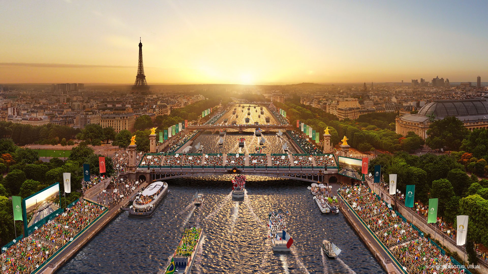 Paris 2024 Summer Olympic on Seine, Image by Paris 2024, Florian Hulleu
