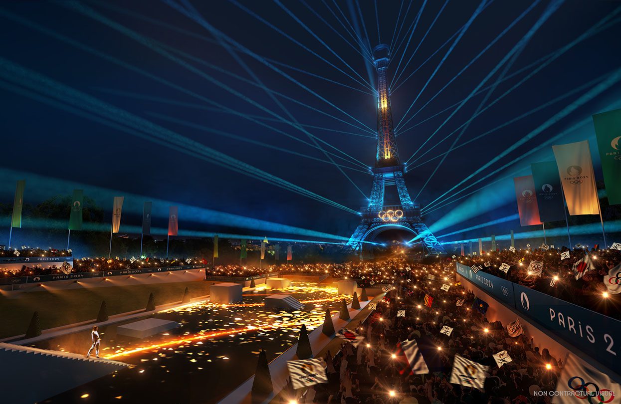 The Trocadero ephemeral opera, image by Paris 2024, Florian Hulleu