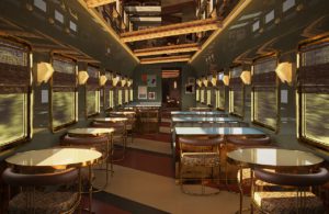 Orient Express Restaurant, Rendering Orient Express La Dolce Vita, by Dimorestudio