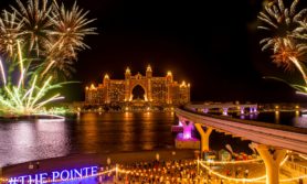 Fireworks at The Pointe 1, photo by Dubai Tourism