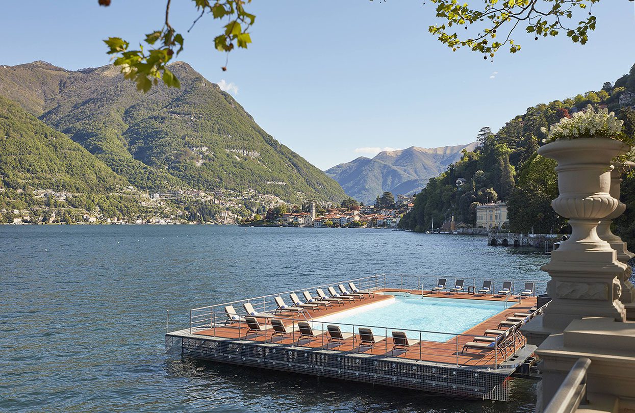Mandarin Oriental Lake Como's outdoor pool