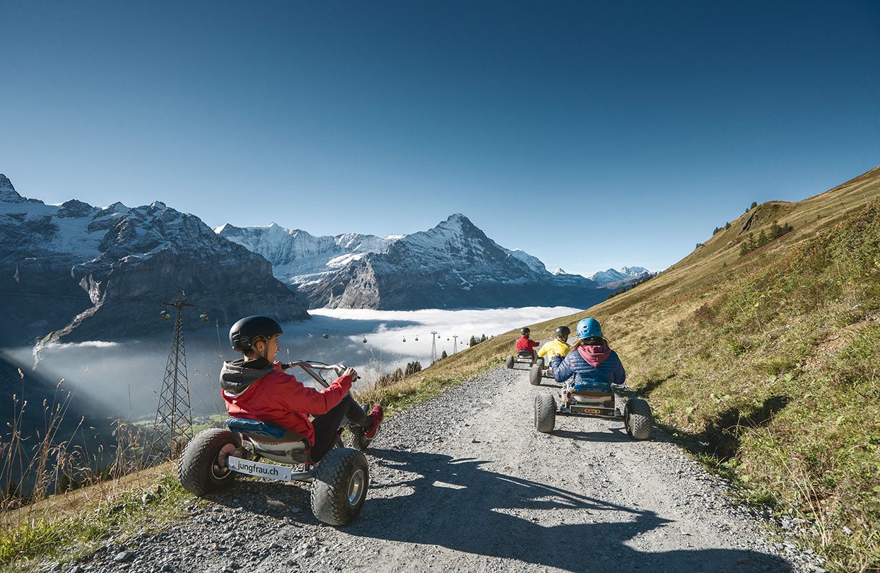 Grindelwald First - Mountain Cart, © Jungfraubahnen