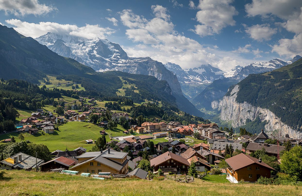 The car-free resort of Wengen, image by Wengen Tourismus