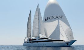 Three masted Sailing Yacht Le Ponant, Image by Ponant, Nathalie Michel