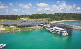 Desaru Coast Ferry Terminal in Malaysia