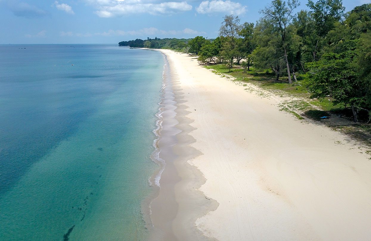 Desaru Coast Beach in Malaysia