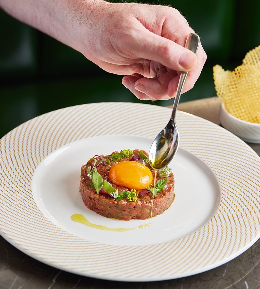 Spiced Beef Tartare at Gordon Ramsay Bar and Grill Kuala Lumpur