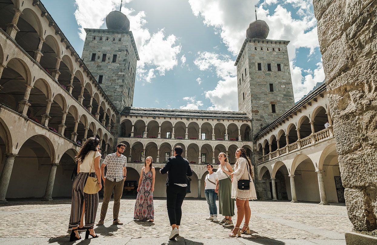 Guided tour of the baroque Stockalper Castle, image credit Pascal Gertschen