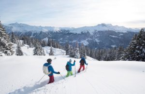 Snowshoeing in DavosKlosters, image by Christian Egelmair, Switzerland Tourism