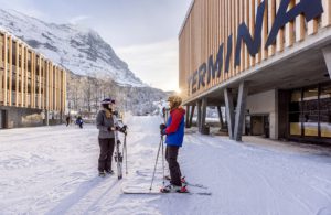 Grindelwald Terminal makes accessibility easy for skiers, image by Jungfraubahnen, Switzerland Tourism