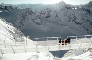 Incredible views from the Titlis Cliff Walk, image by Titlis Cableways