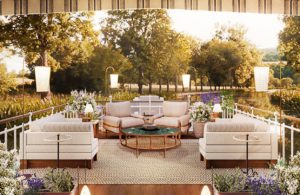 Belmond Coquelicot's Upper Deck Lounge Seating Area