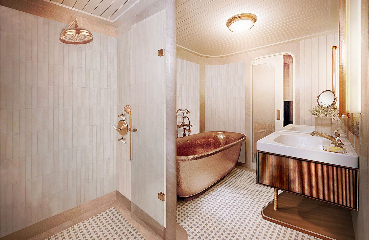 Belmond Coquelicot's Master Bathroom