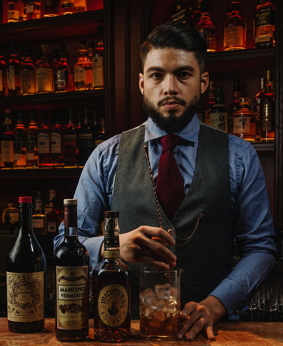 Barood Singapore's GM and head mixologist Rodolfo Rodriguez