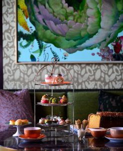 Mandarin Oriental, Tokyo's Oriental Lounge with their Sakura Afternoon Tea