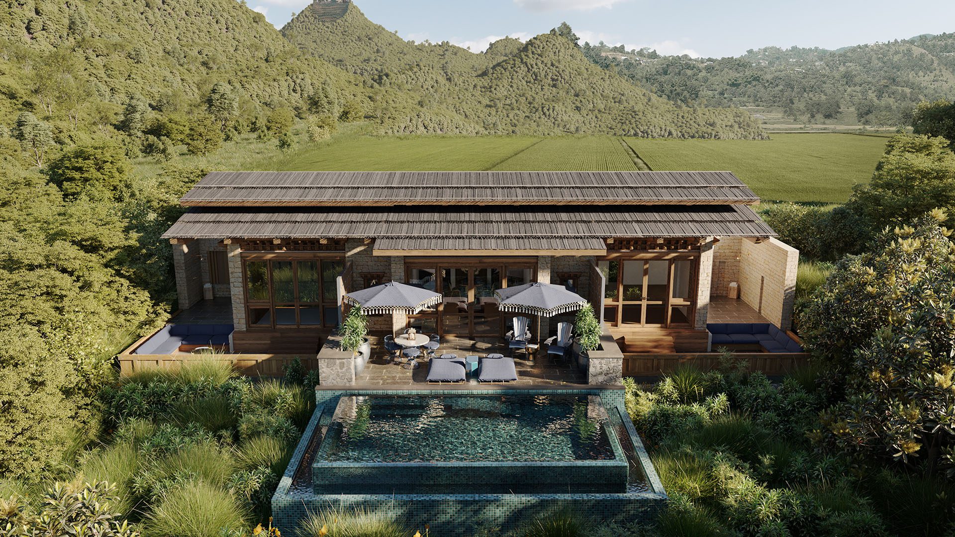&Beyond Punakha River Lodge's family villa