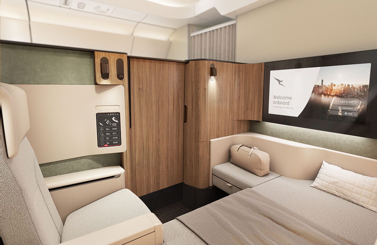 Qantas First Class A350