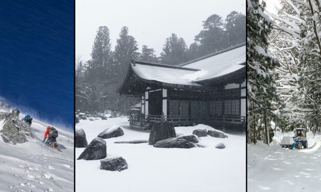 Japanese Alps: Traversing Snowy Splendor on Ski Slopes & Onsens