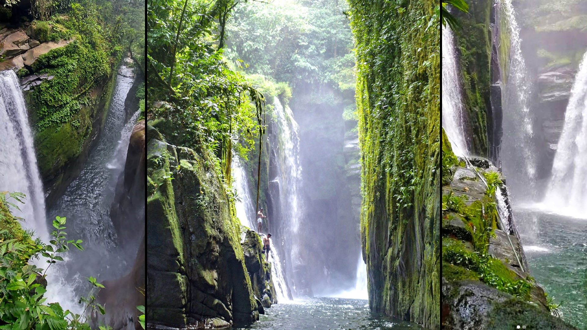 Klosay waterfall in Panama