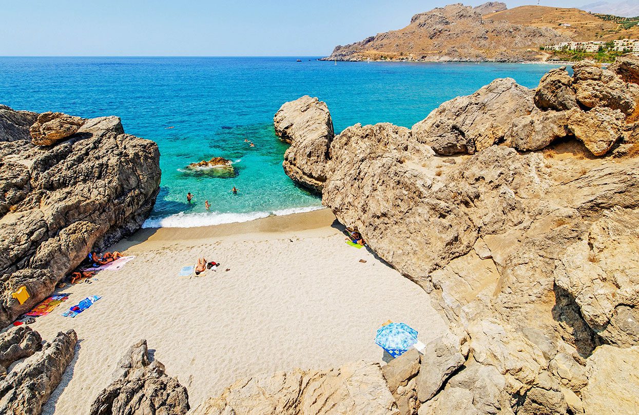 The beaches of Rethymno, Crete