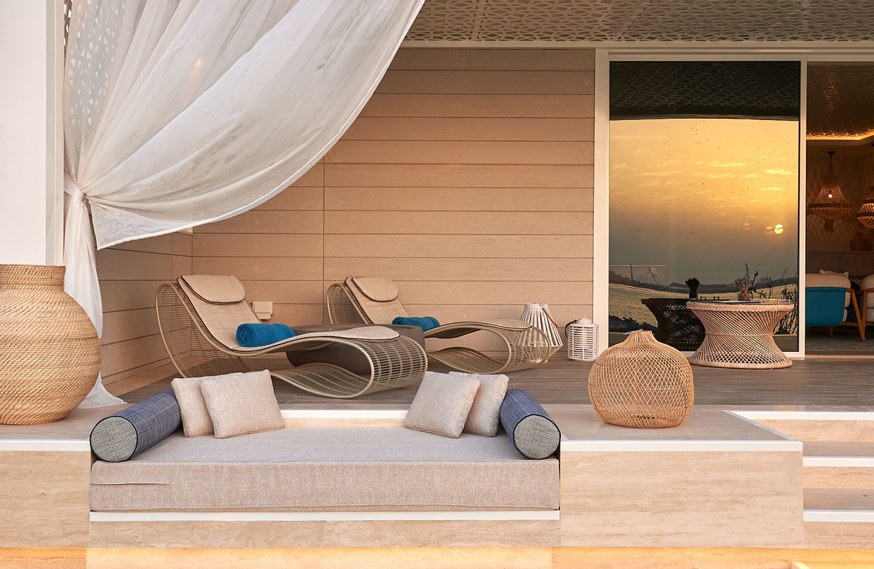 DRIFT Beach Dubai Private Beach Cabana