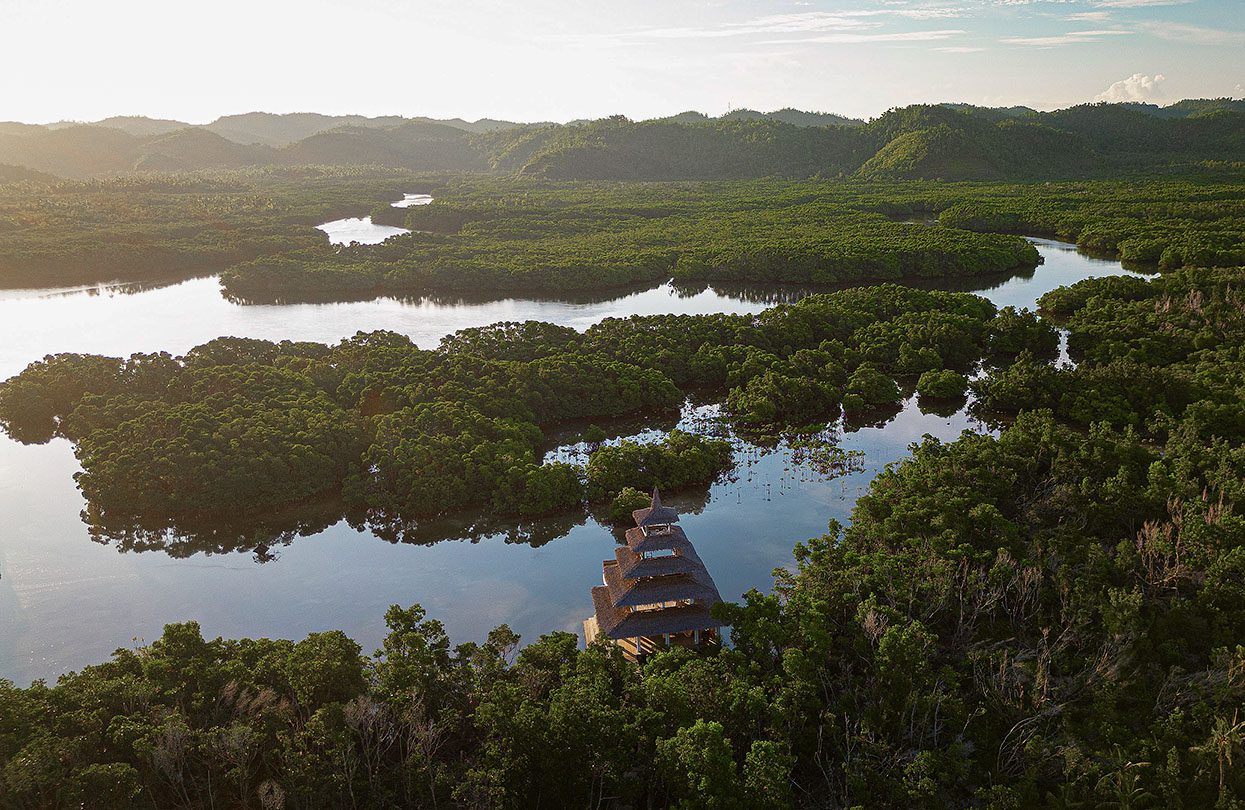 Nay Palad Hideaway - Pagoda in between mangroves, Philippines
