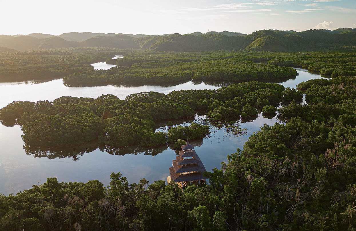 Nay Palad Hideaway - Pagoda in between mangroves, Philippines
