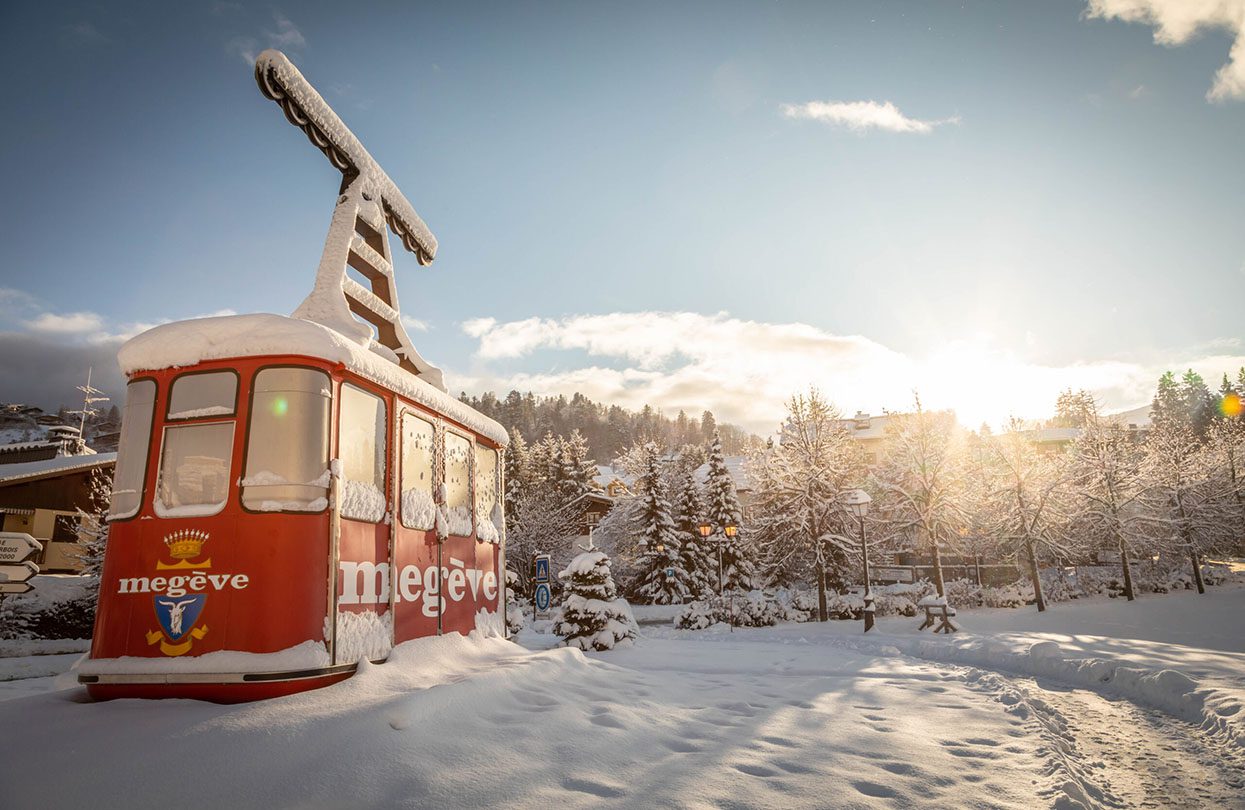 Megeve's telecabine, image by Megeve Commune