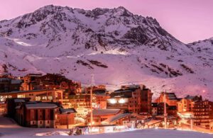 Sunrise in val-Thorens, image by L Brochot