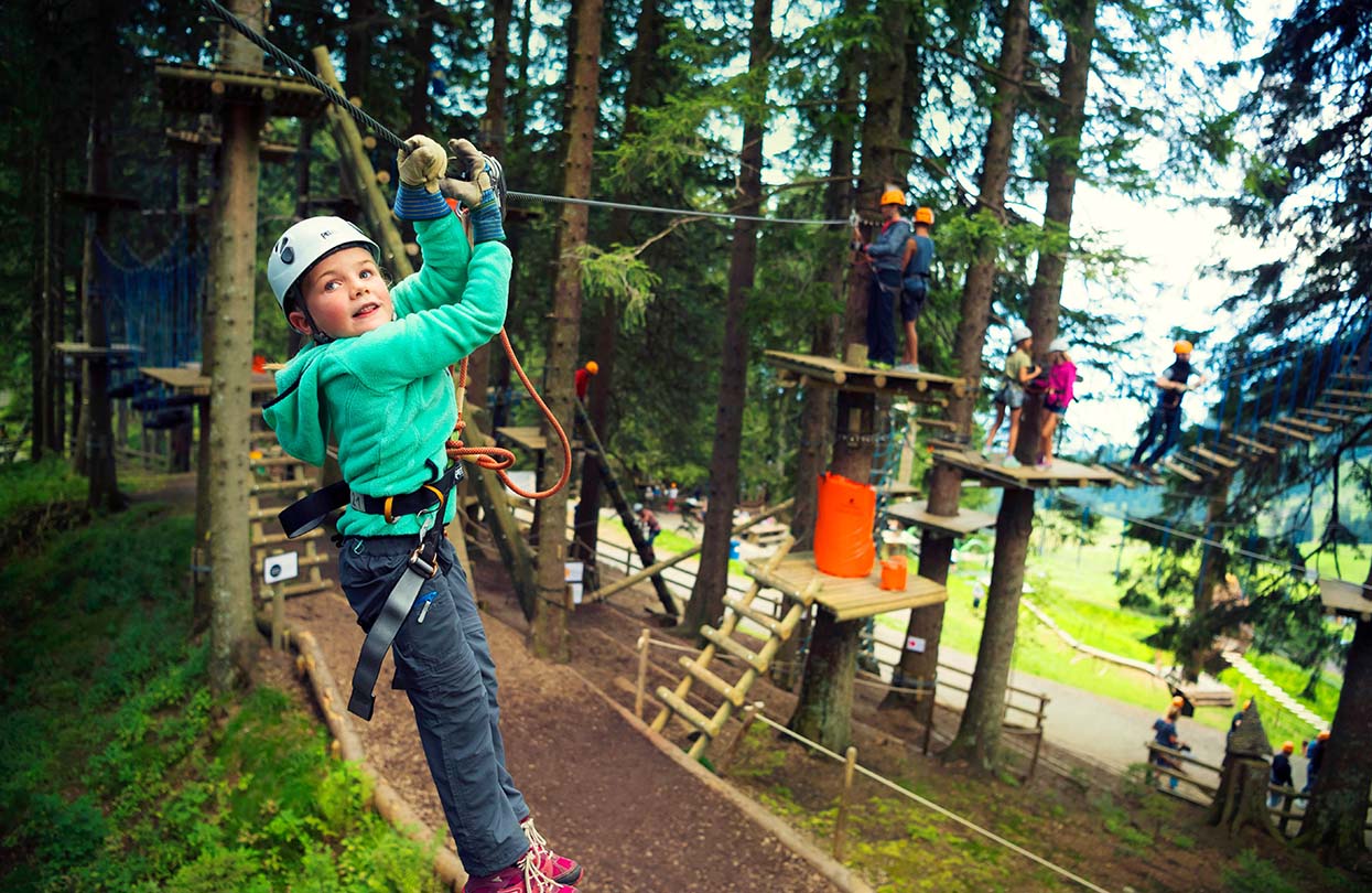 Largest rope park in Central Switzerland at Fräkmüntegg, copyright by Pilatus-Bahnen AG