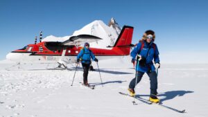 Opening of Ultima Oasis Camp in Antarctica, image credit David Sinclair