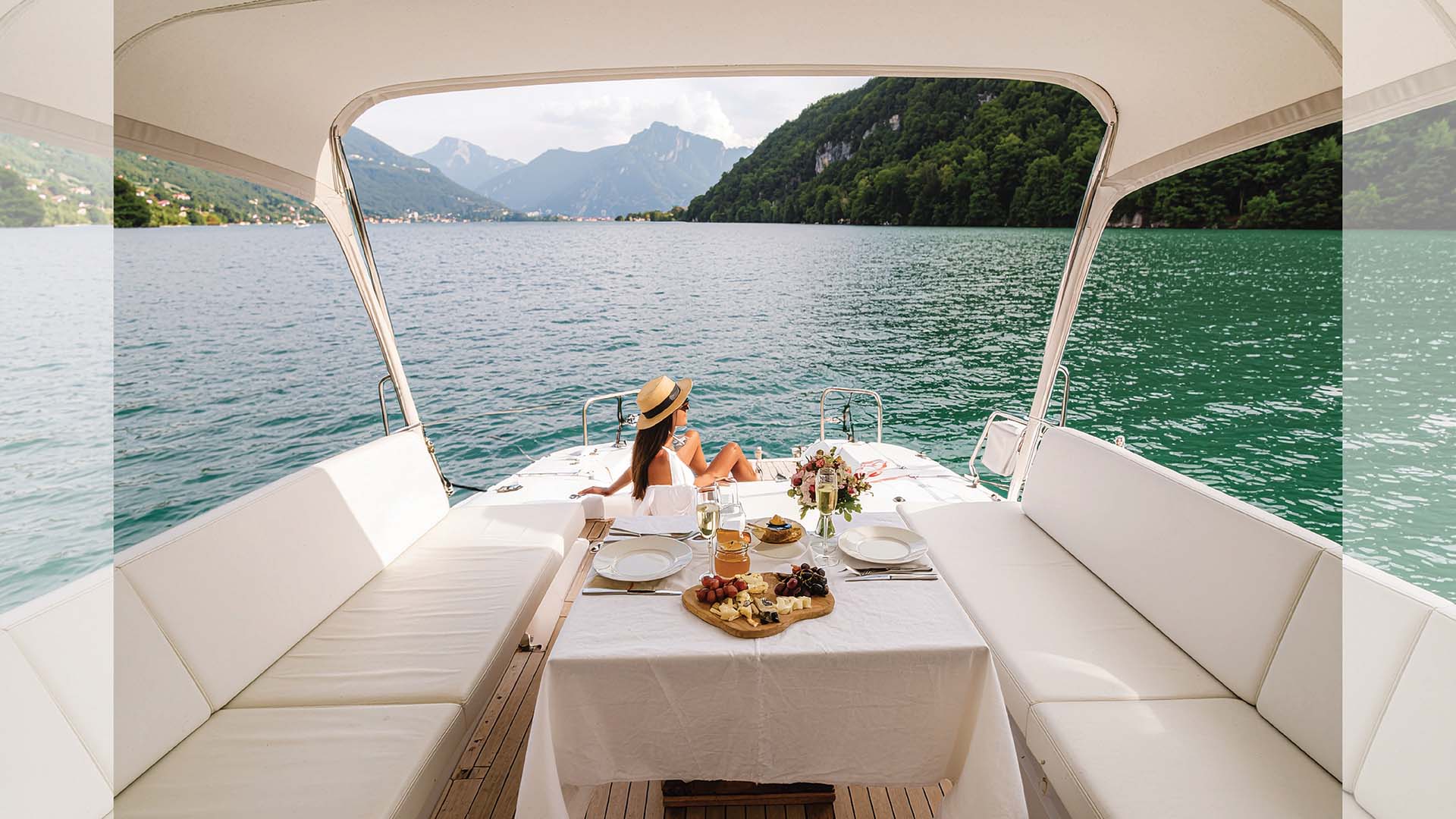 Private Yacht on Lake Annecy, Luxury lake experience with champagne Private Yacht on Lake Annecy, Luxury lake experience with champagne