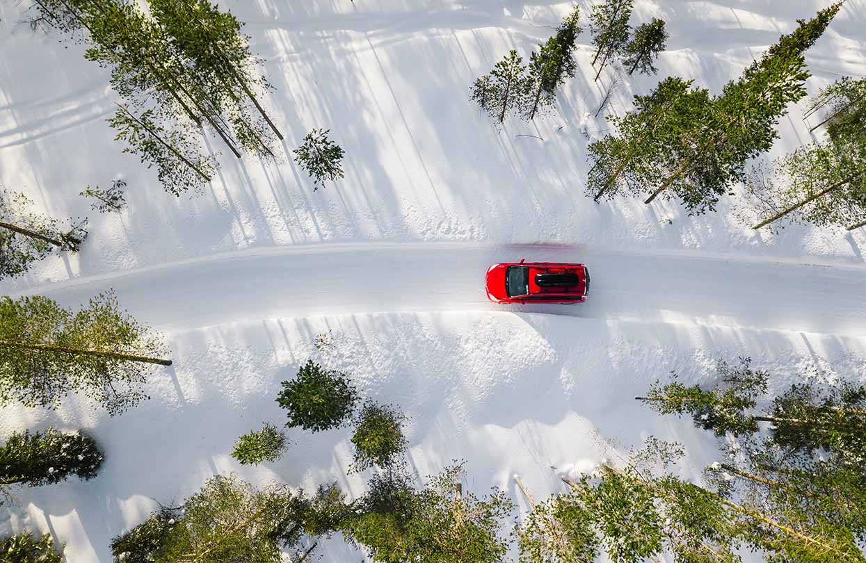 Country road in Finland, Lapland, image by nblx, Shutterstock