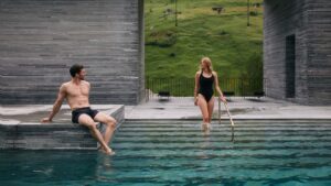 7132 Therme Vals Outdoor Pool, Image Copyright 7132 Hotel - Julien Balmer