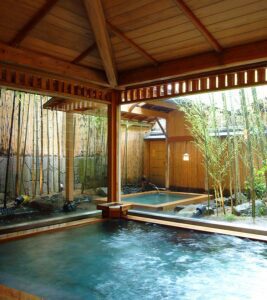 Kichino-yu, Japanese style onsen at Nishimuraya Honkan