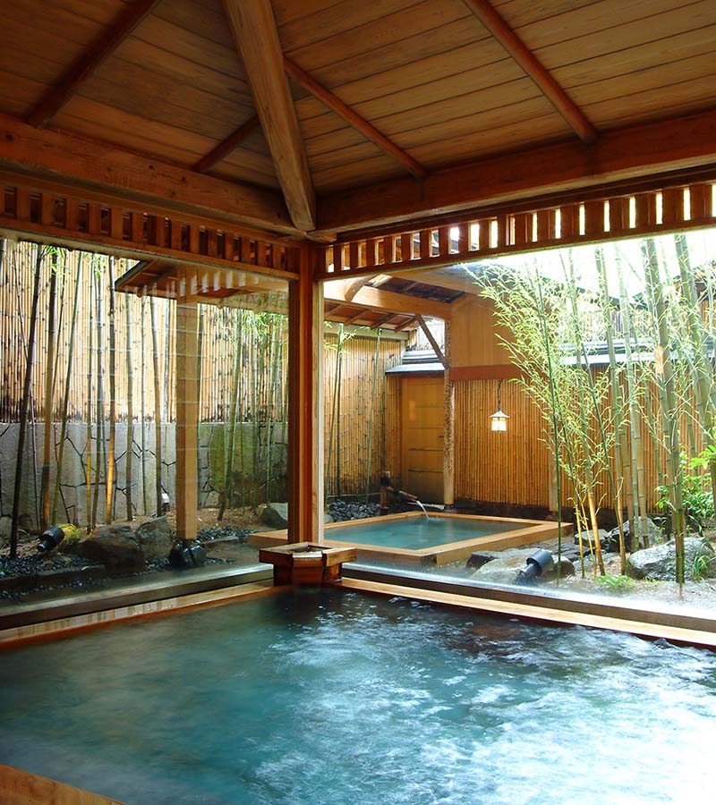 Kichino-yu, Japanese style onsen at Nishimuraya Honkan