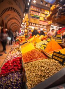 Spice sellers in the Grand Bazaar, Image by smutan, Shutterstock