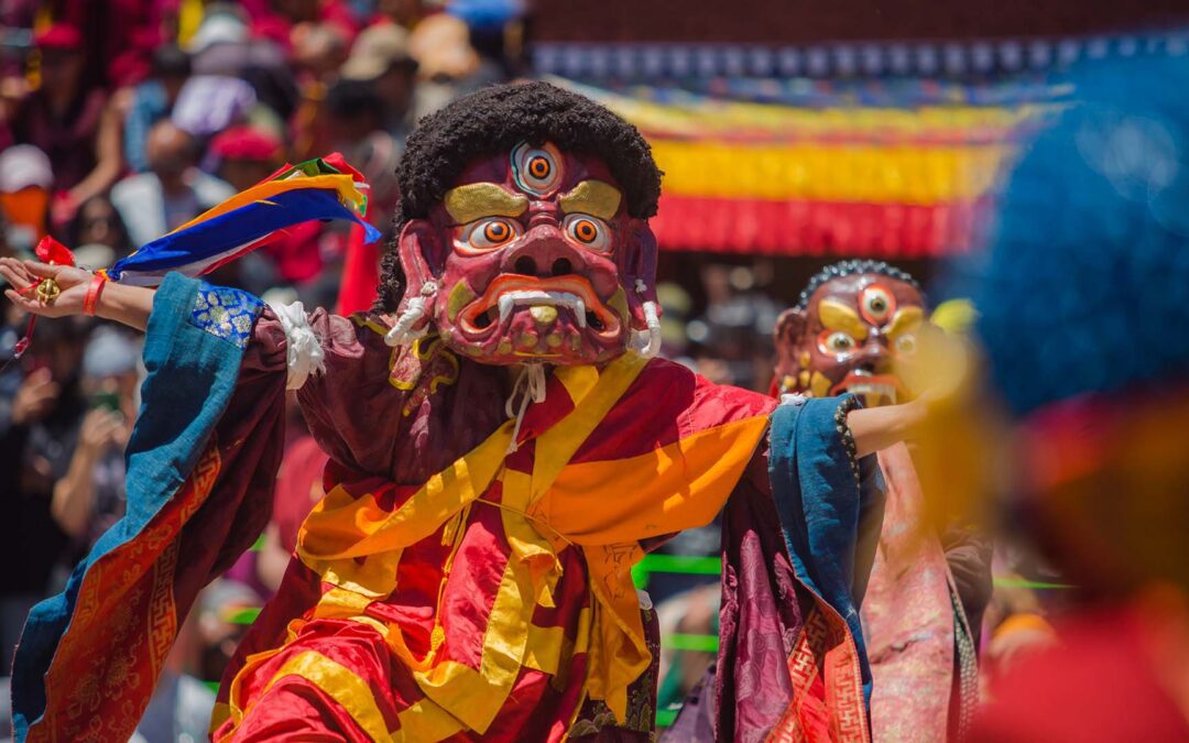 The Dungchen Sounds First at Hemis Ladakh