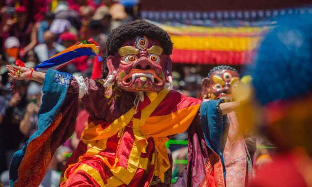 The Dungchen Sounds First at Hemis Ladakh