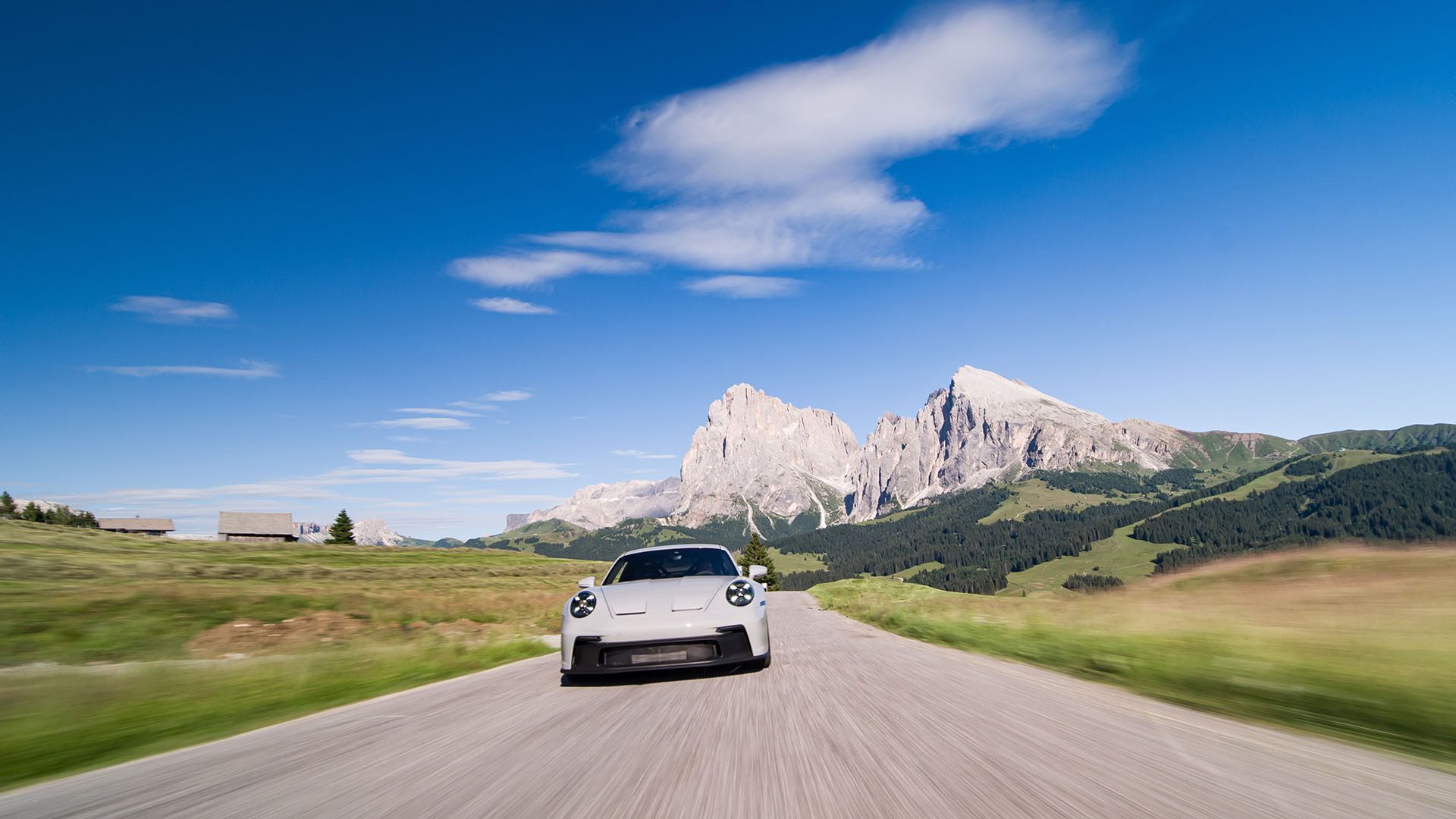 Driving fast on a scenic mountain road in the Dolomites, image by ChrisMVisuals, Shutterstock Driving fast on a scenic mountain road in the Dolomites, image by ChrisMVisuals, Shutterstock